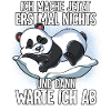 Langschläfer Panda Müde Schlaf