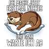 Langschläfer Otter Müde Schlaf