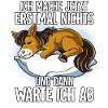 Langschläfer Pferd Müde Schlaf