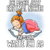 Langschläfer Mädchen Müde Schlaf