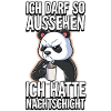 Ich Hatte Nachtschicht Kaffee Panda