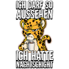 Ich Hatte Nachtschicht Kaffee Leopard