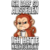 Ich Hatte Nachtschicht Kaffee Affe