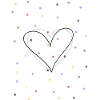 Dot heart