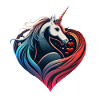 Unicorn heart