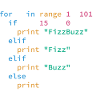 FizzBuzz Algorithmus Programmiersprache Python