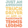 Truck driver Tennis retro