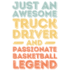 Truck Driver Basketball retro