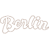 Berlin German Capital lettering