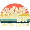 Jahrgang 1981 limitierte Edition
