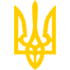 Ukraina Vapensköld Zelenskyj Logotyp Slava Ukraini