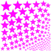 Idée cadeau rose rose étoiles