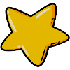 Star in yellow/gold!