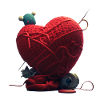 Tricoter la Saint-Valentin