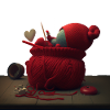 Knitting Valentine's Day - Knitting