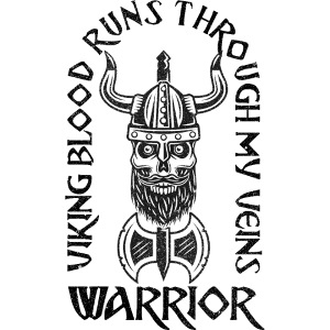 Viking blood runs through my veins design