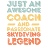 Coach skydiving retro