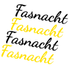 Fasnacht Schwarz Gelb