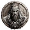 Wikinger Krieger Schildwall