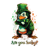 Êtes-vous heureux? Penguin St. Patty