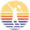 Sport Retro Sunset Tennis