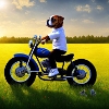 Chien sur le vélo