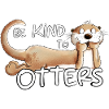Be Kind Otter Spruch Tiermotiv