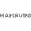 Hamburg tyska staden Kläckning bokstäver
