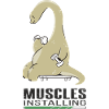 Dino pumps up - Fitness Dinosaurs -