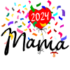 Mama 2024 Konfetti