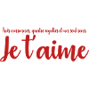 Je t'aime