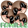 Famille de paresseux - amusante