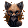 Mignon Rusé Mignon Cartoon Fox