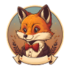 Mignon Rusé Mignon Cartoon Fox