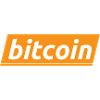 Bitcoin lettering BTC crypto