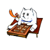 Cats Playing Mahjong