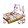 Cats Playing Mahjong