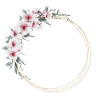 Modern Floral Wreath