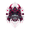 ONI SAMURAI SACRED GEOMETRY