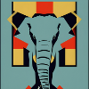 Elefant Pop-Art