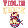 Violon Violoniste Fille Poulet