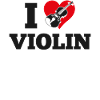 Violon Violoniste Coeur J’Aime