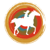 Retro Circle Horse