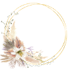 Modern Elegant Floral Wreath