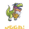 Beer T-Rex Funny Dinosaur