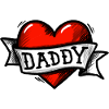Coeur - Bande - Papa