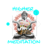 Higher Meditation Buddha with Flowers