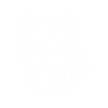 Voodoo Cat blanc
