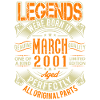 2001 March Birthday Legend