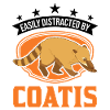 Facilement distrait par Coatis coati